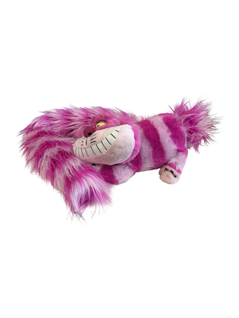 DISNEY PARKS Pink Purple Long Tail Cheshire Cat Plush with Tag Alice Wonderland